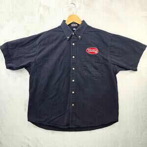 Vintage Norton Motorcycle Work Wear Mechanic Shirt Mens XL Biker Grunge RARE